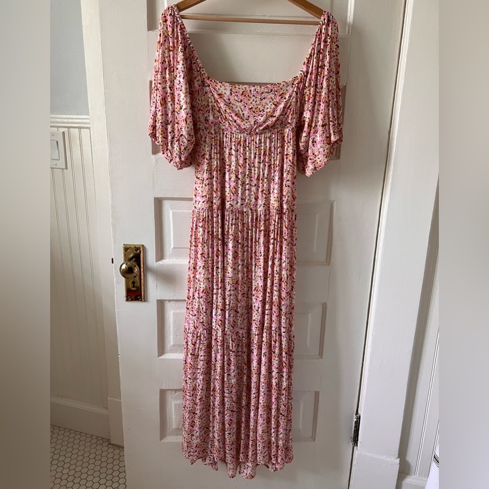 MINKPINK Delphine Midi Floral Dress Size Small